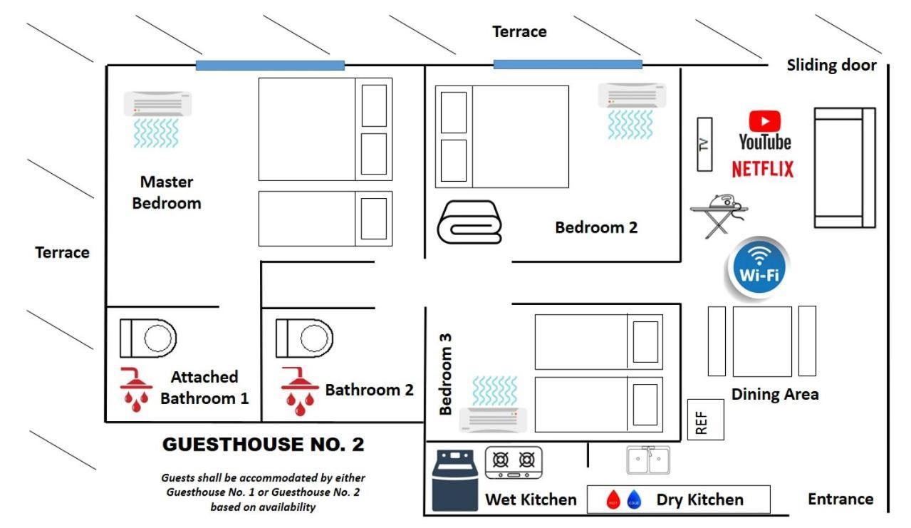 Del'S Guesthouse @ Southville Same Level With Pool Fits 8 班吉 外观 照片